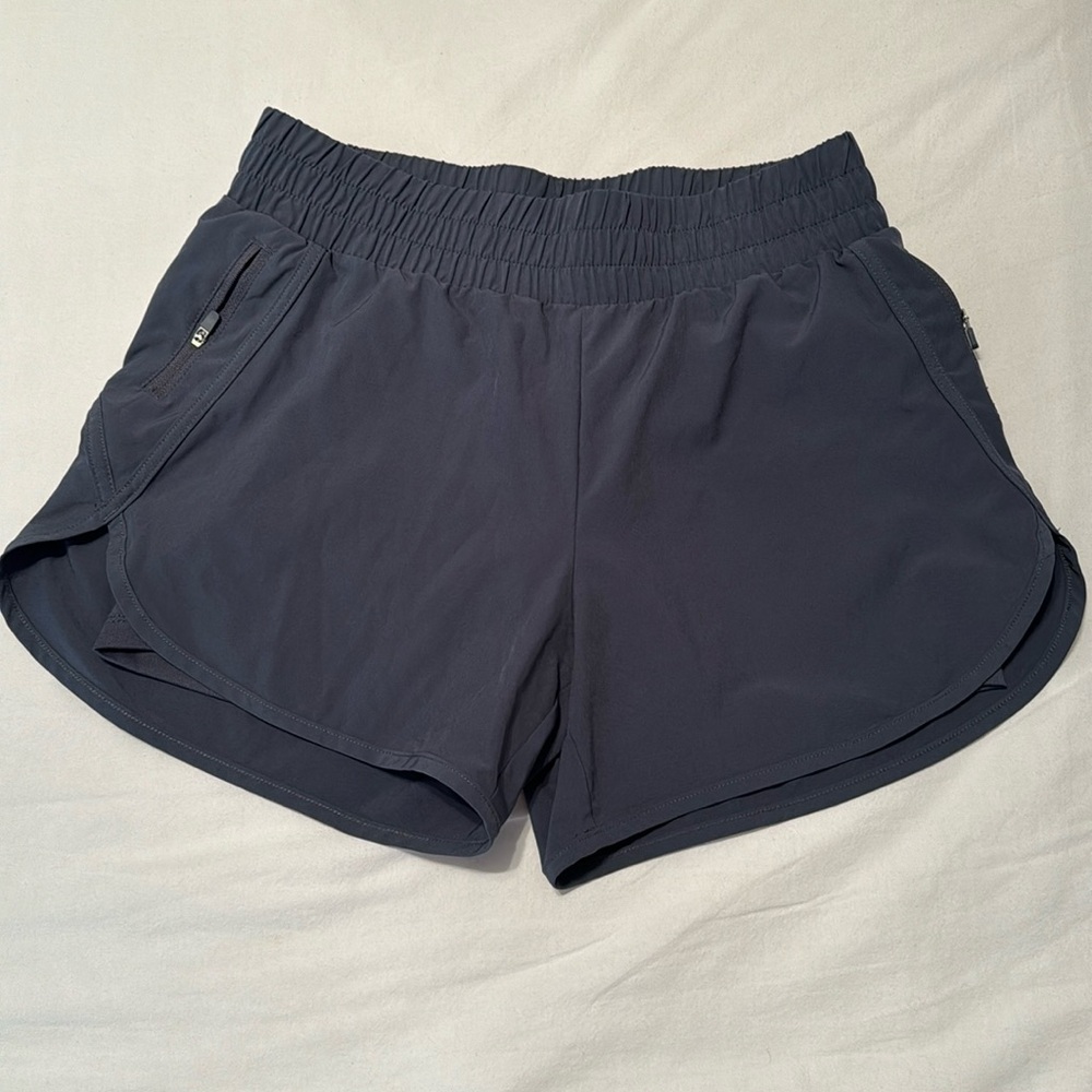 Gray athletic shorts